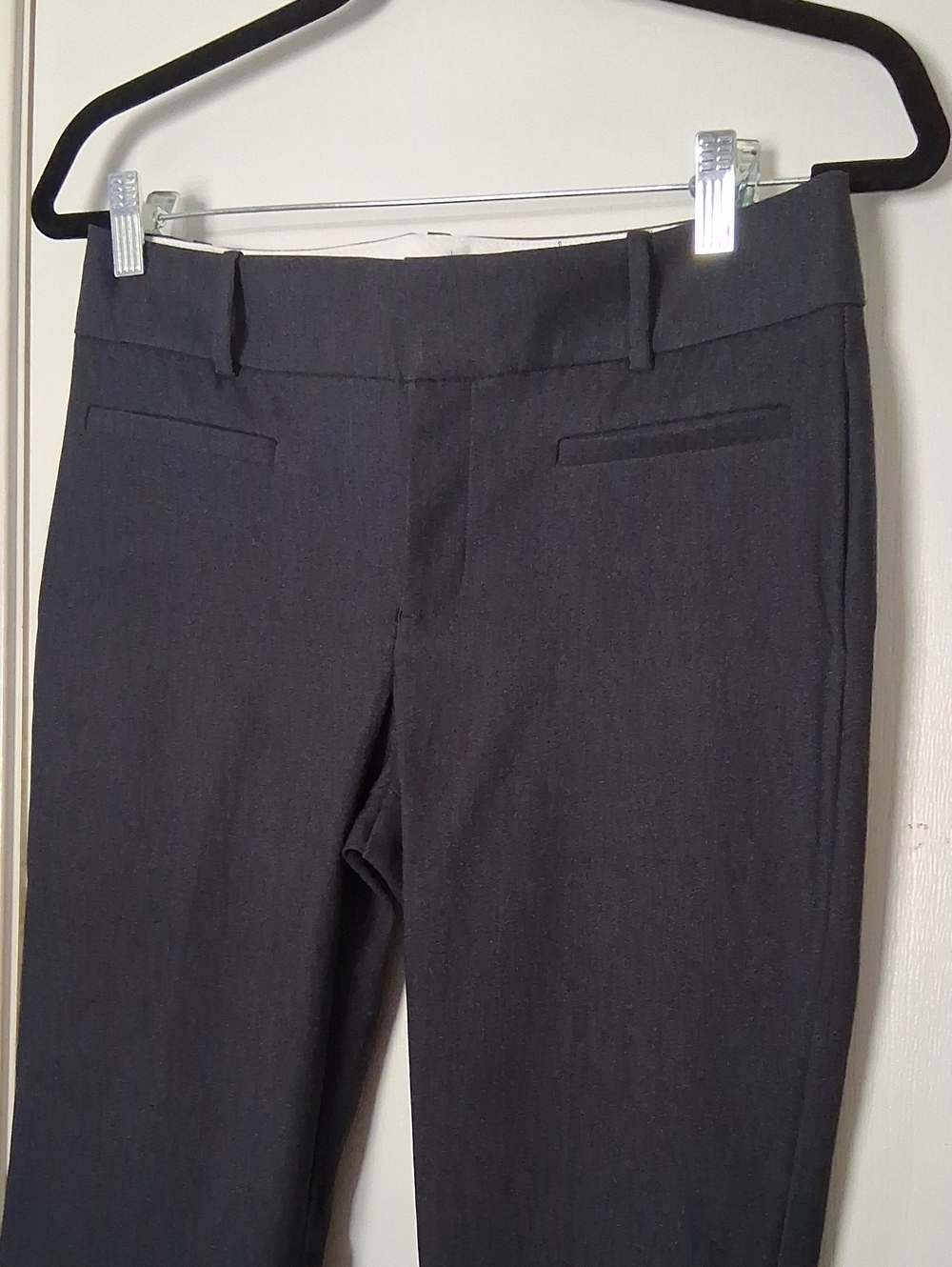 Calvin Klein Womens Dark Charcoal Gray Dressy Slacks Office Attire NWOT Sz 4 - Picture 2 of 8